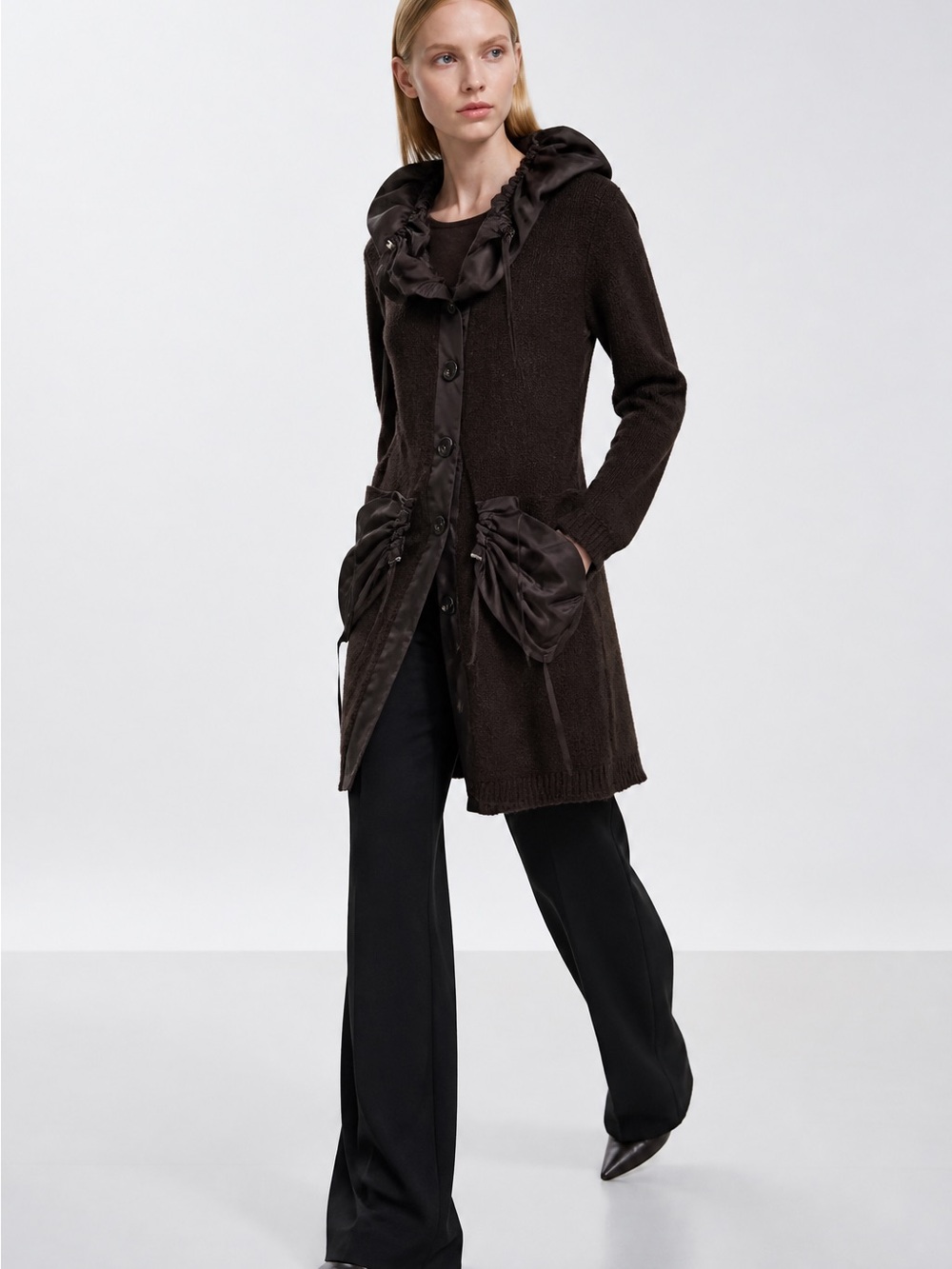 Puli Brown Cardigan Size Small